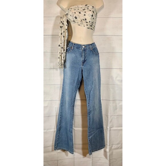 Levi Strauss Bootcut Size 12 Long Blue Jeans - Picture 2 of 12